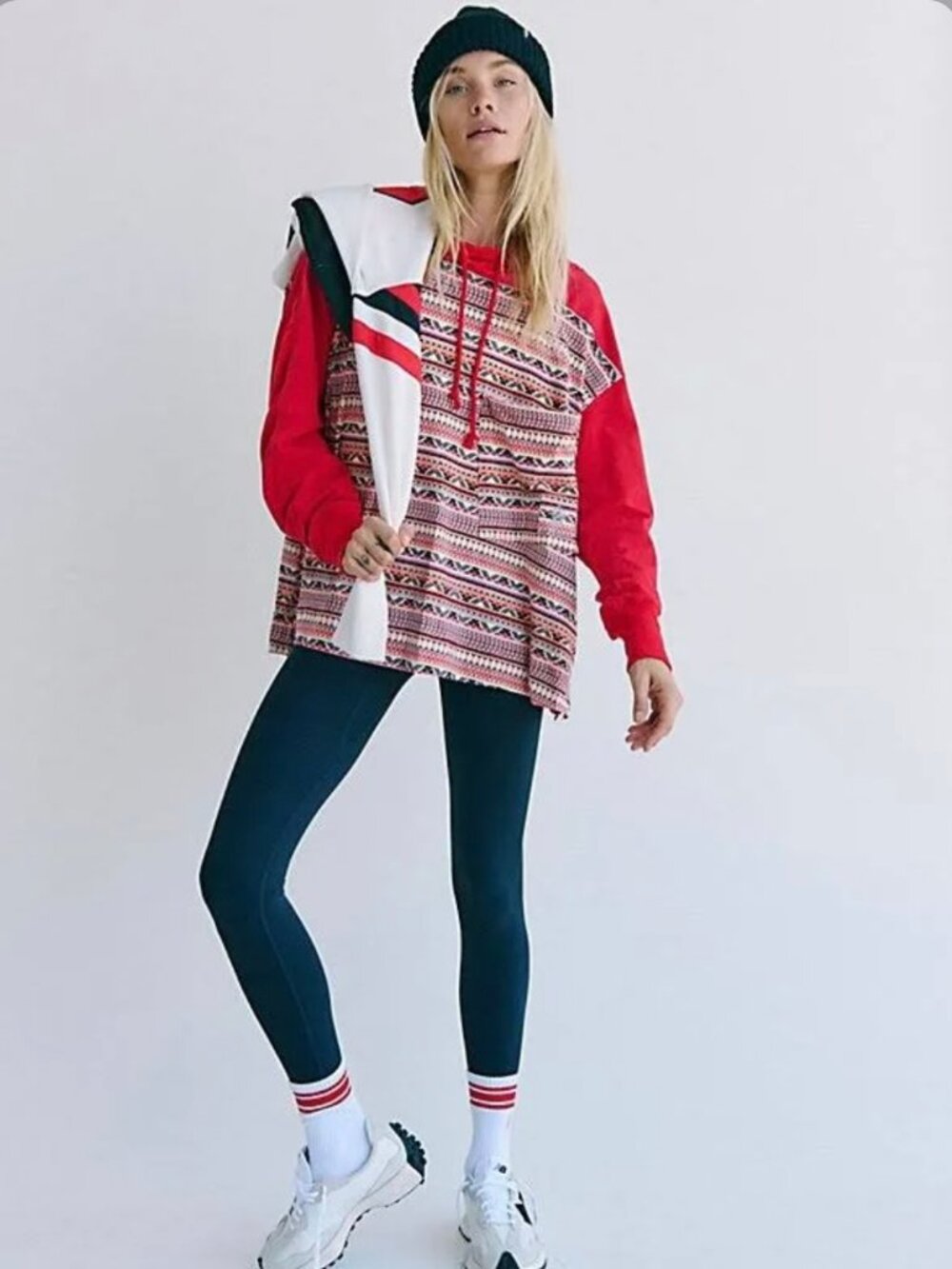 NWT Free People Movement Mixed Hoodie - Picture 16 of 16